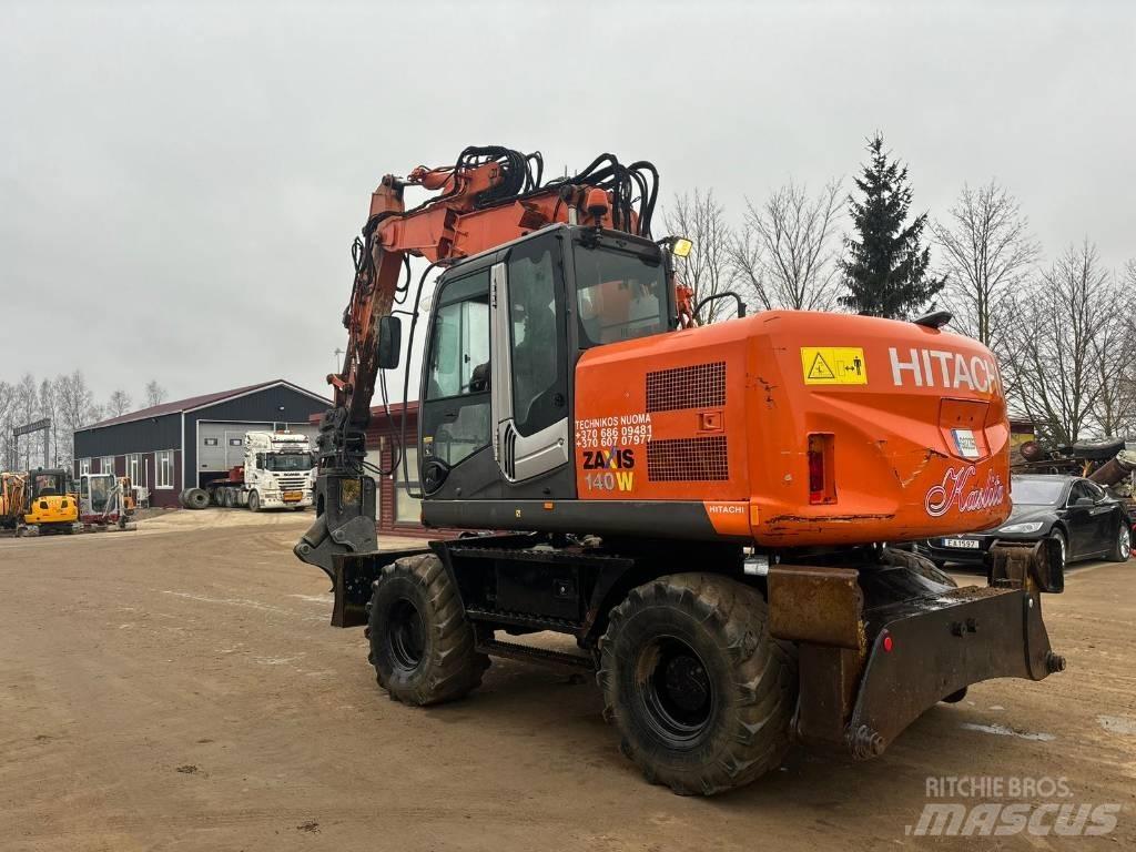 Hitachi ZX 140 W-3 Bagri na kolesih