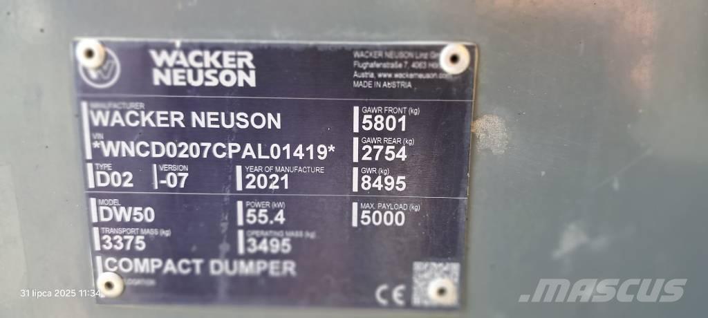 Wacker Neuson DW 50 Ne cestni demperji