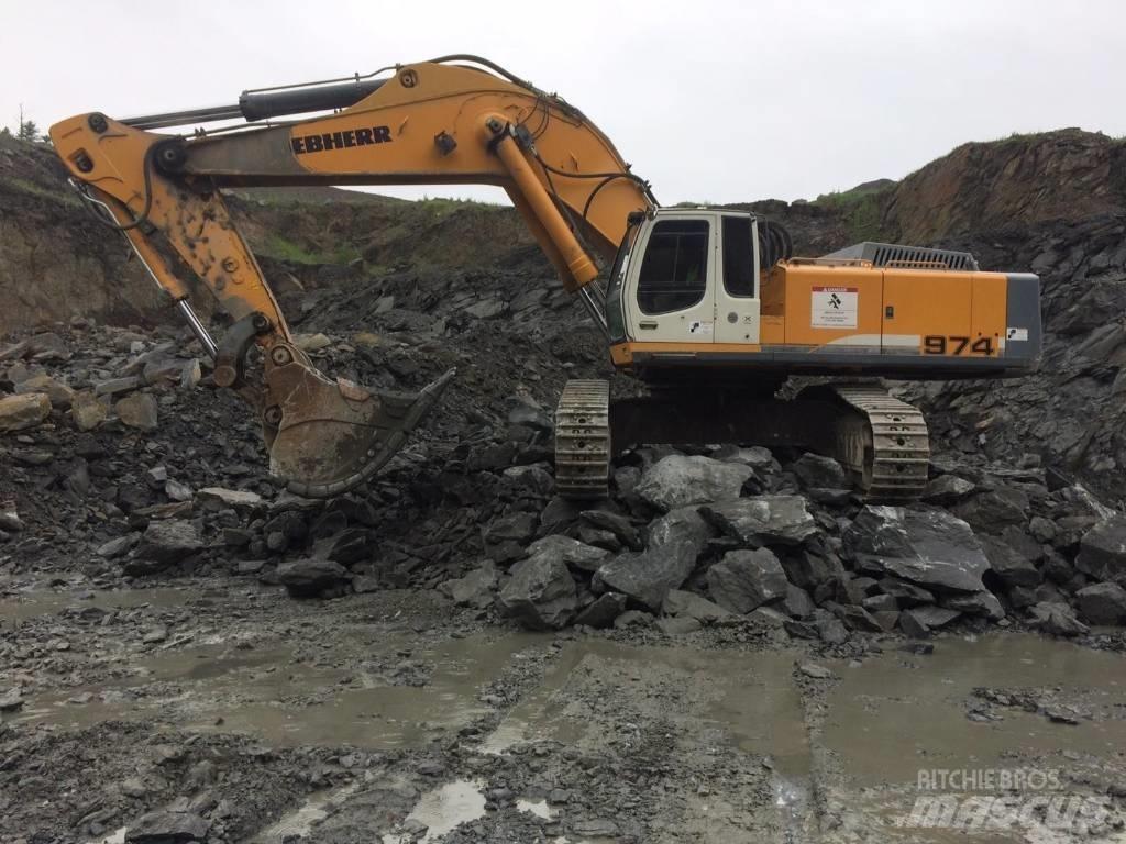 Liebherr R 974 C Bagri goseničarji