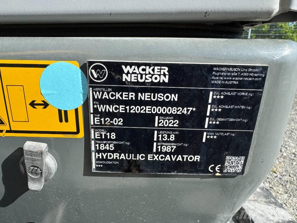 Wacker Neuson ET18 Bagri goseničarji