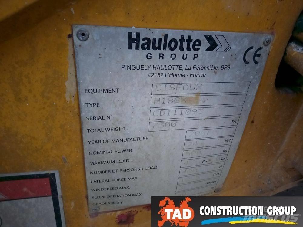 Haulotte H 18 SX Škarjaste dvižne ploščadi