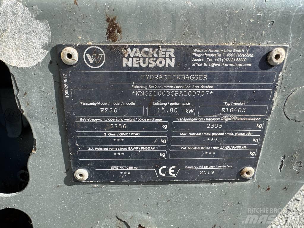 Wacker Neuson EZ26 Bagri goseničarji