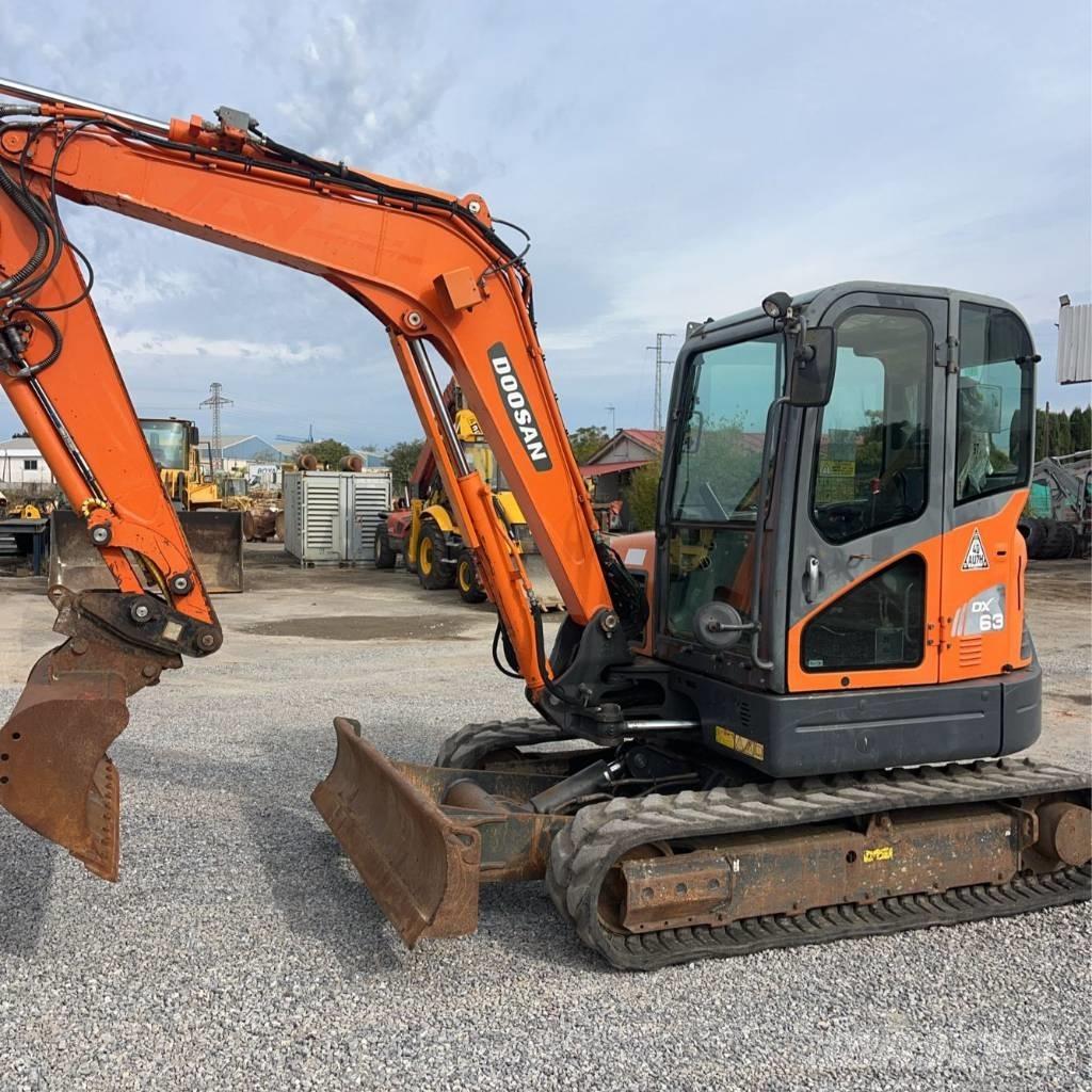 Doosan DX 63-3 Mini bagri <7t