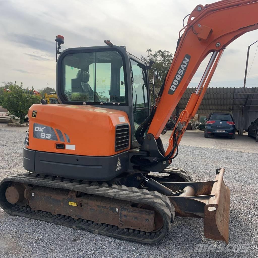 Doosan DX 63-3 Mini bagri <7t