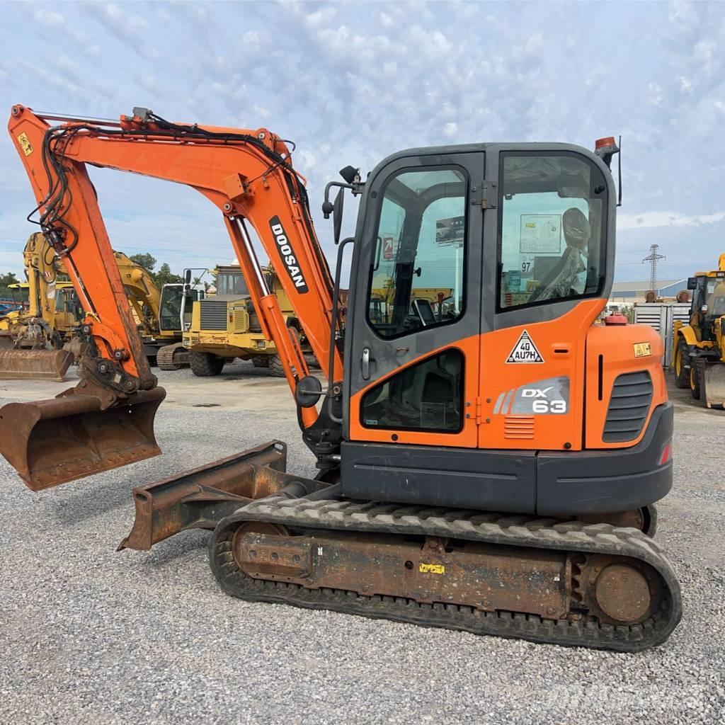 Doosan DX 63-3 Mini bagri <7t