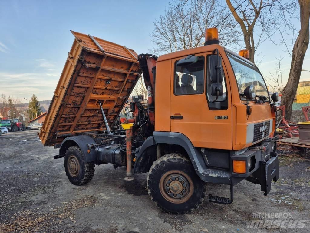 MAN 8 163 Wywrotka Kiper tovornjaki