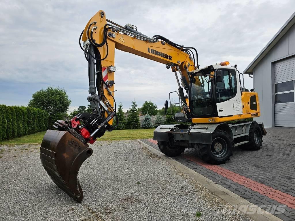 Liebherr A 916 Bagri na kolesih