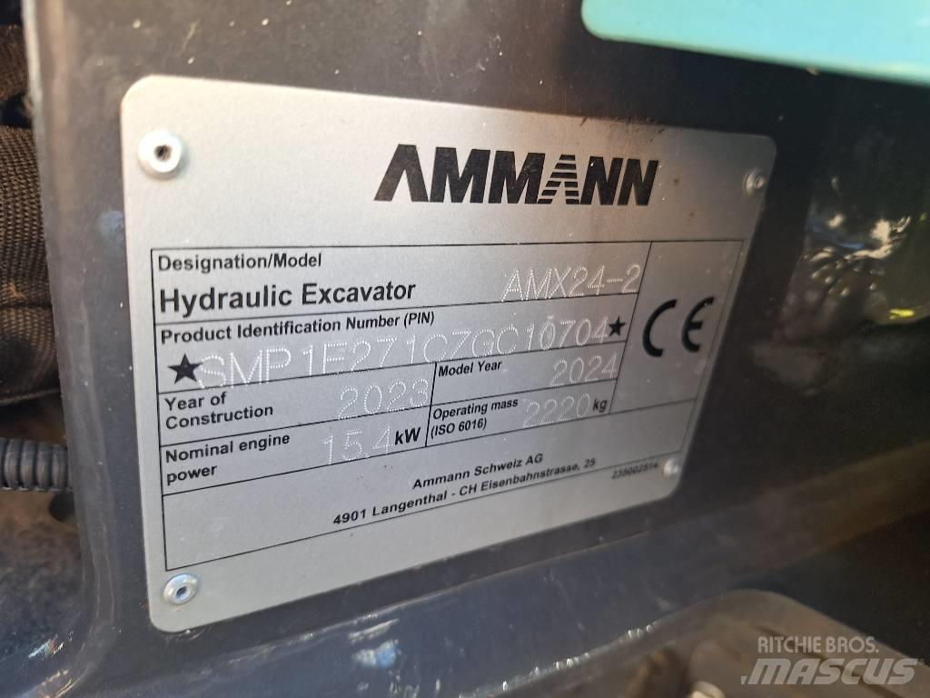 Ammann AMX24-2 Mini bagri <7t