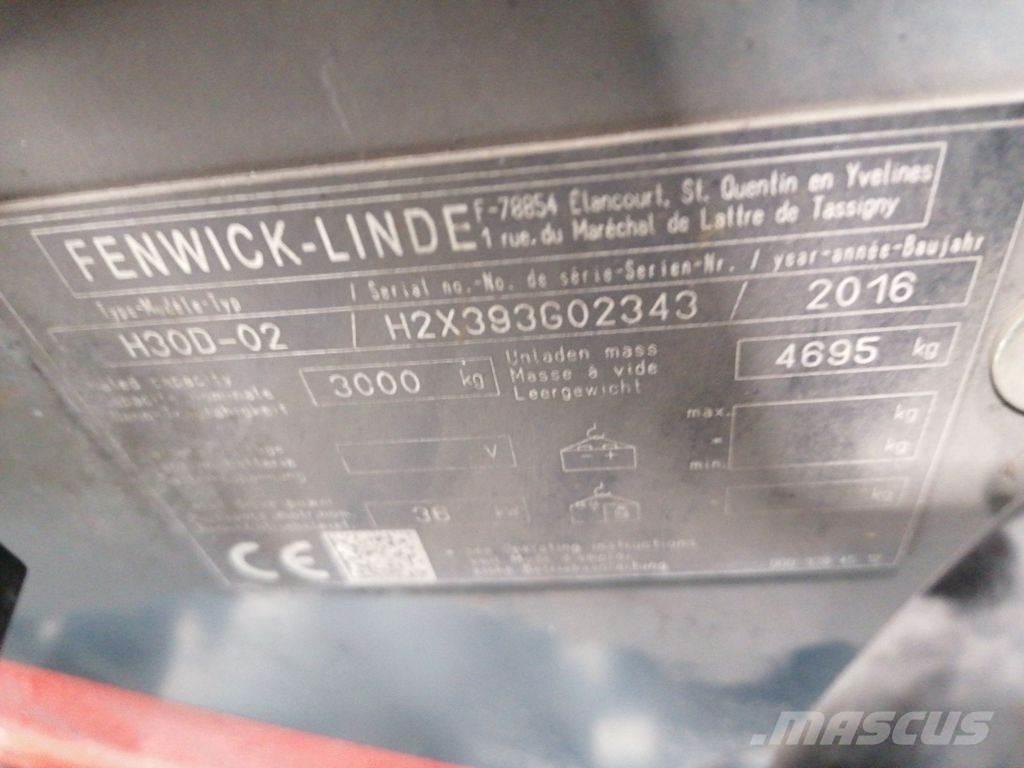 Linde H30D-02 Dizelski viličarji