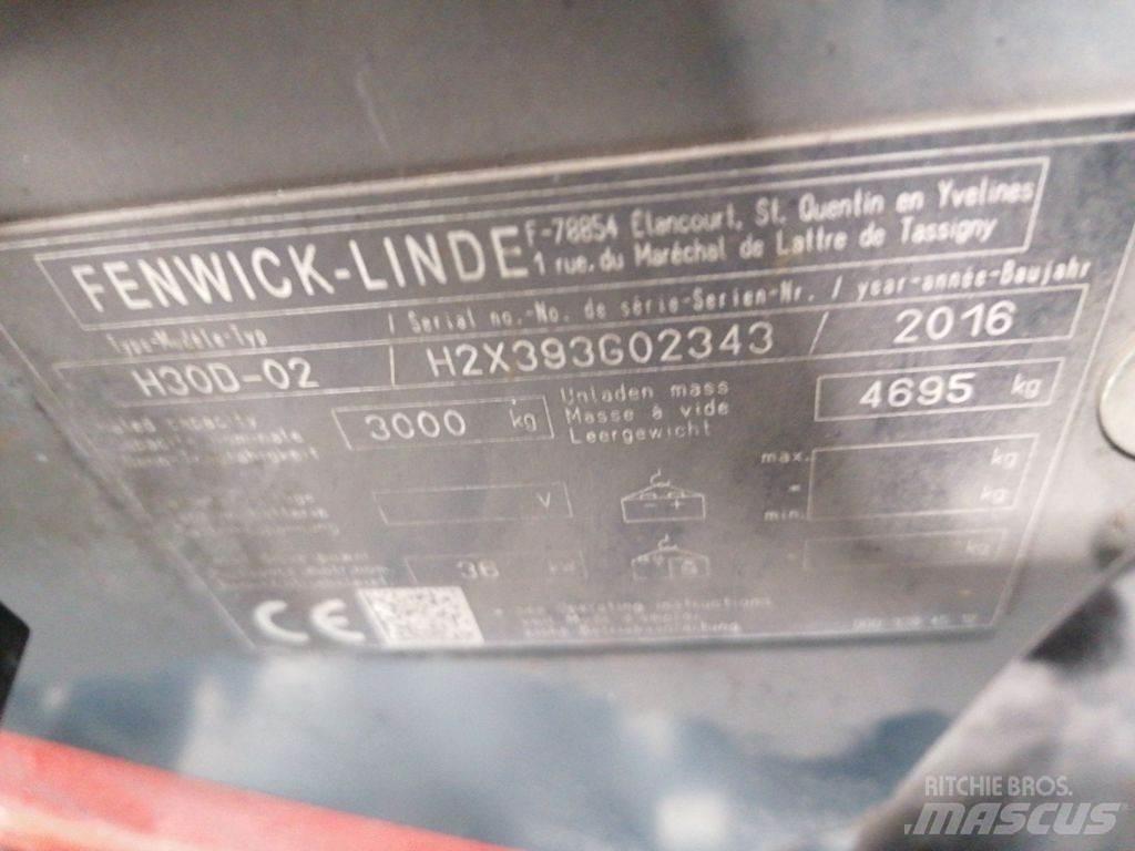 Linde H30D-02 Dizelski viličarji