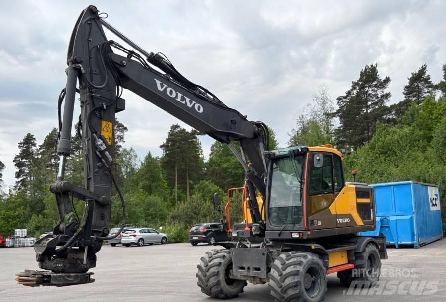 Volvo EW160E Bagri na kolesih