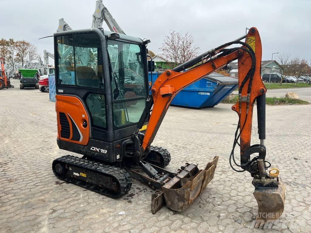 Doosan DX 19 Mini bagri <7t