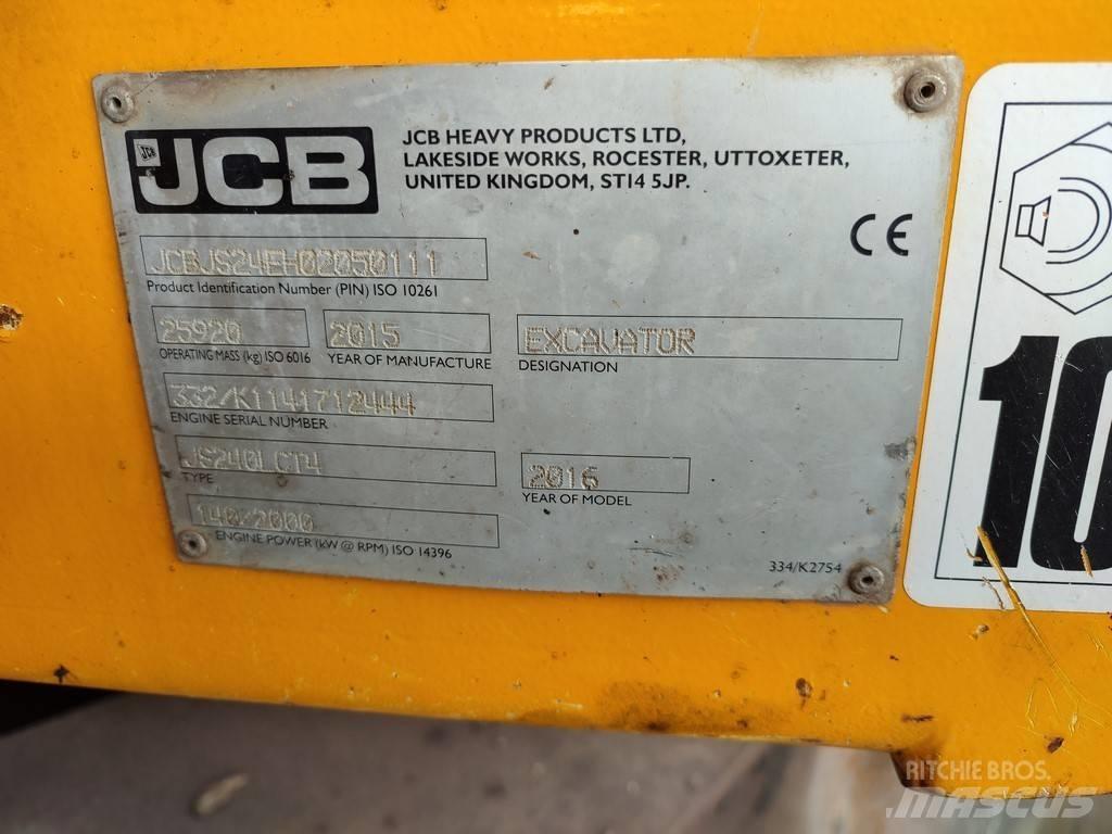 JCB JS 240 LC Bagri goseničarji