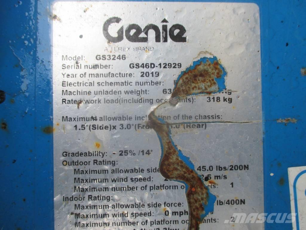 Genie GS 3246 Škarjaste dvižne ploščadi