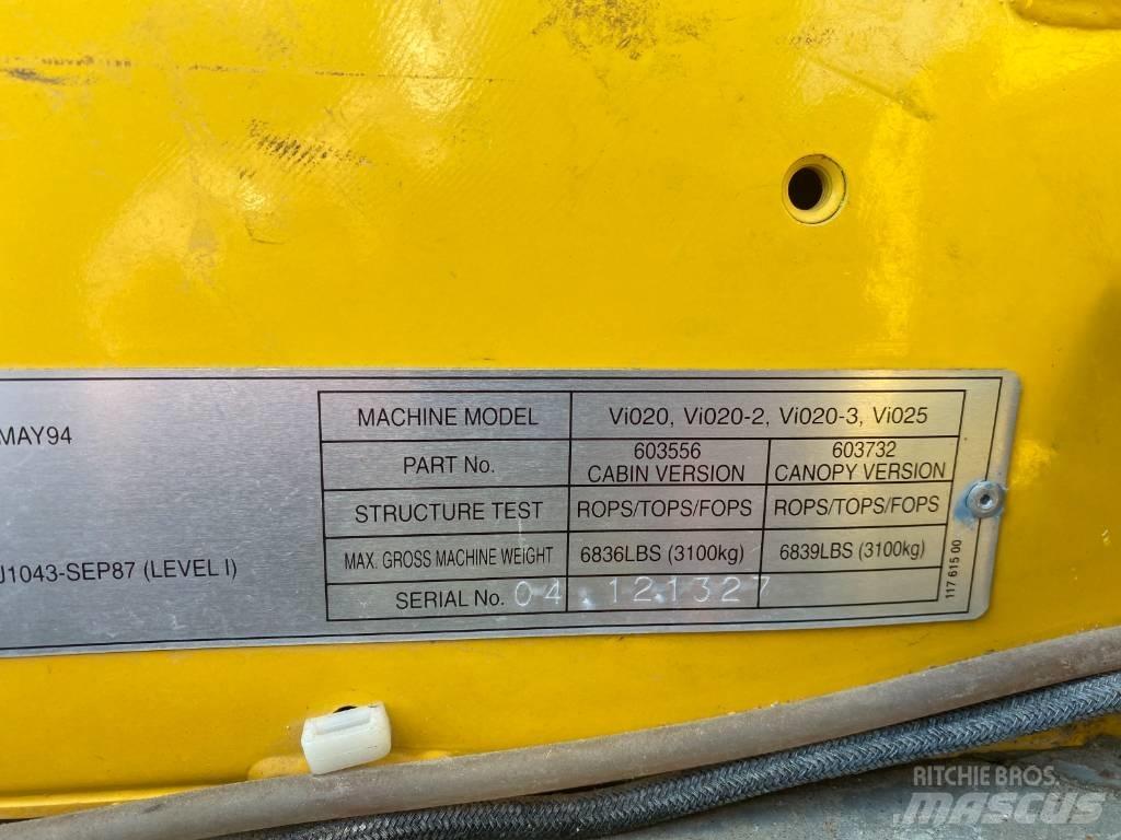 Yanmar Vio 25 Mini bagri <7t