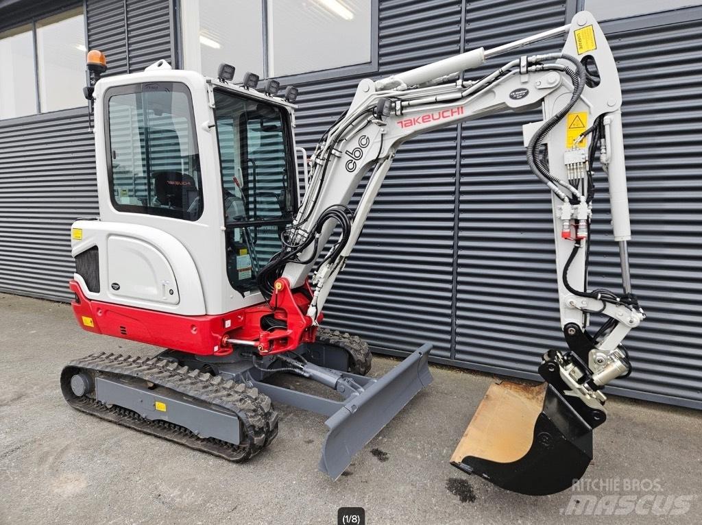 Takeuchi TB 225 Mini bagri <7t