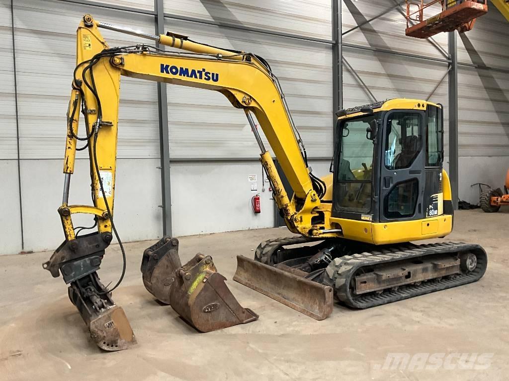 Komatsu PC 80 MR-3 Midi bagri 7t – 12t