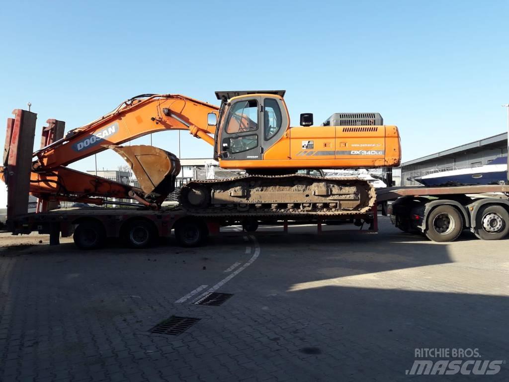 Doosan DX 340 LC Bagri goseničarji