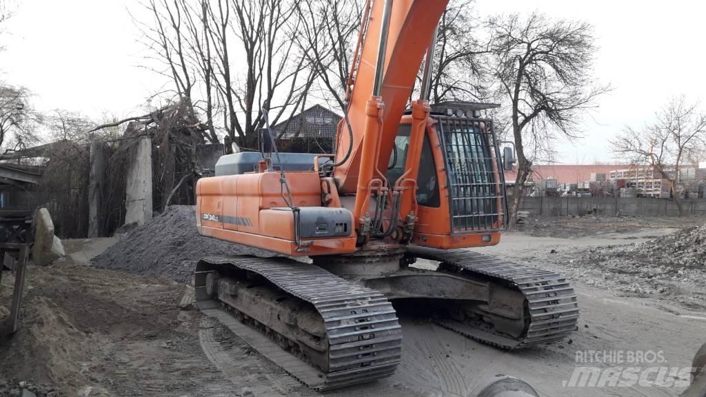 Doosan DX 340 LC Bagri goseničarji