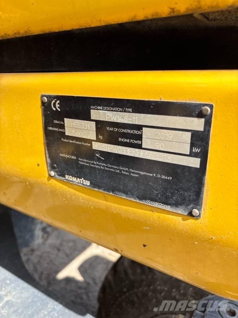 Komatsu PW 148-11 Bagri na kolesih