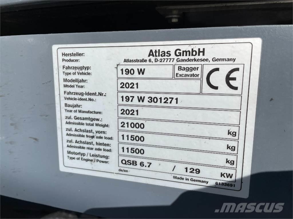 Atlas 190W Bagri na kolesih