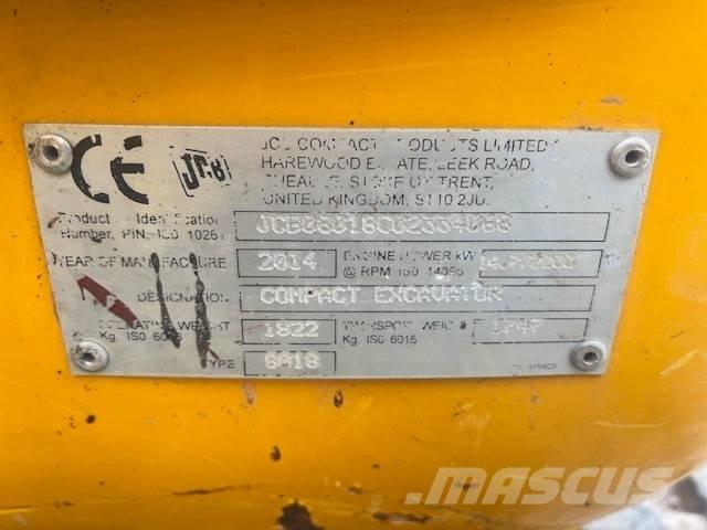 JCB 8018 CTS Mini bagri <7t