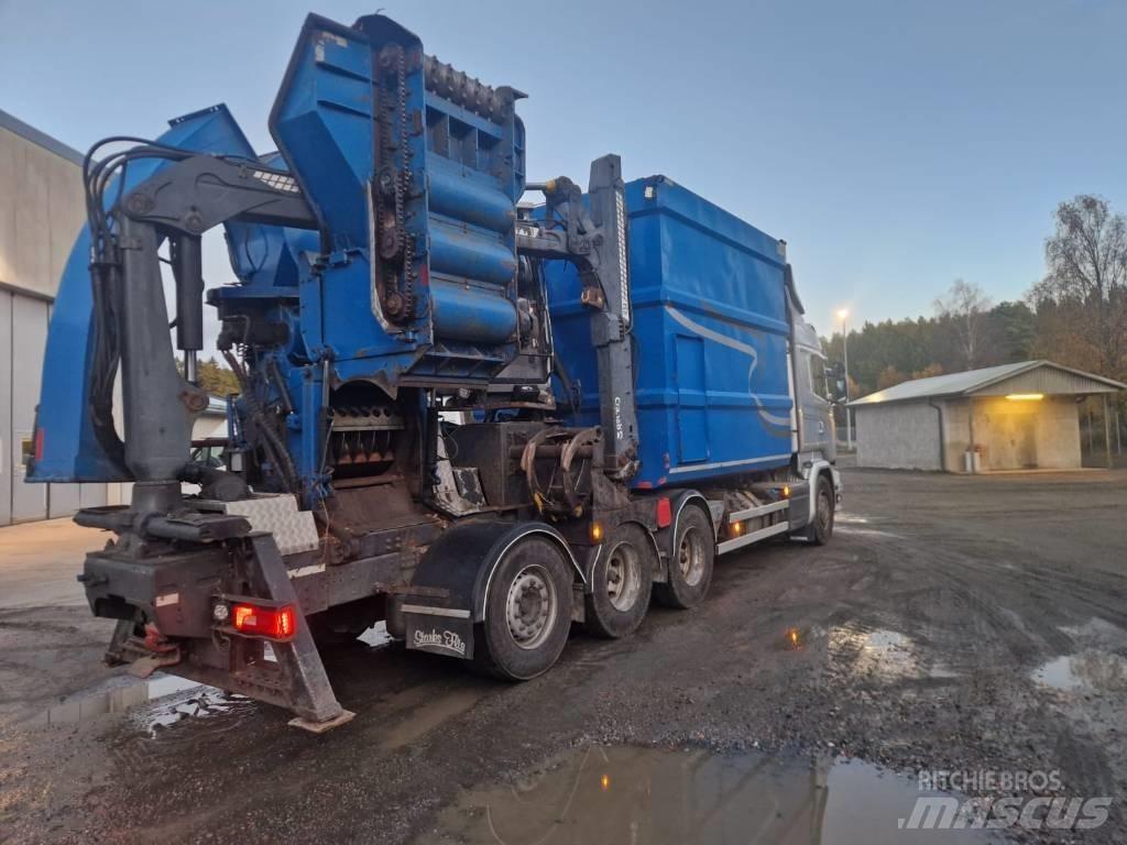 Scania R 580 LB Drobilci lesa