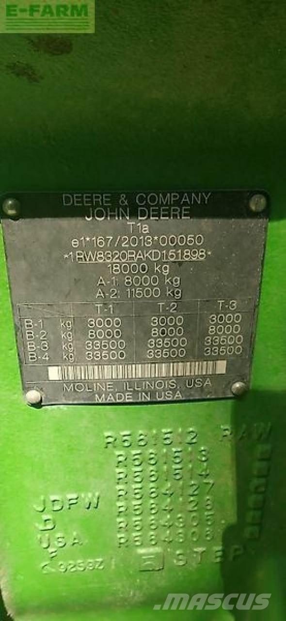 John Deere 8320r Traktorji