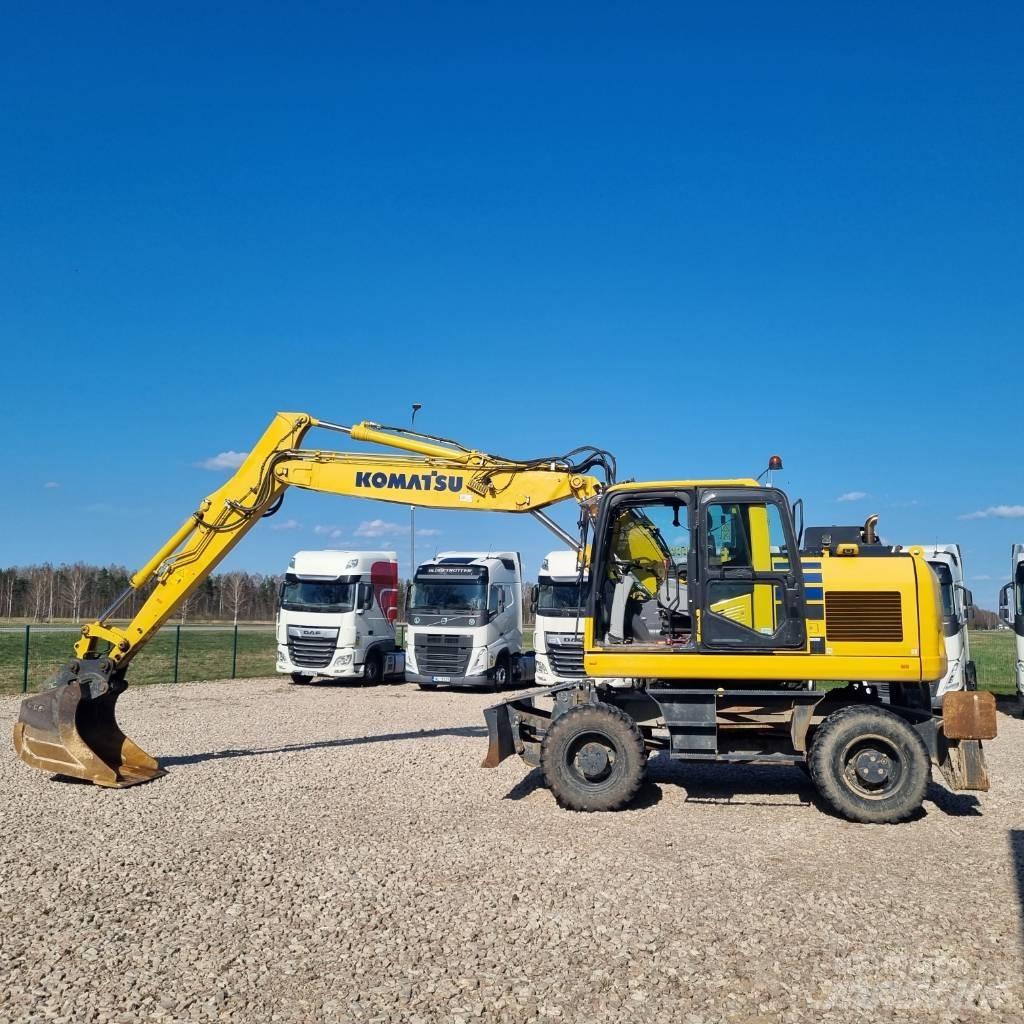 Komatsu PW160 - 11 Bagri na kolesih