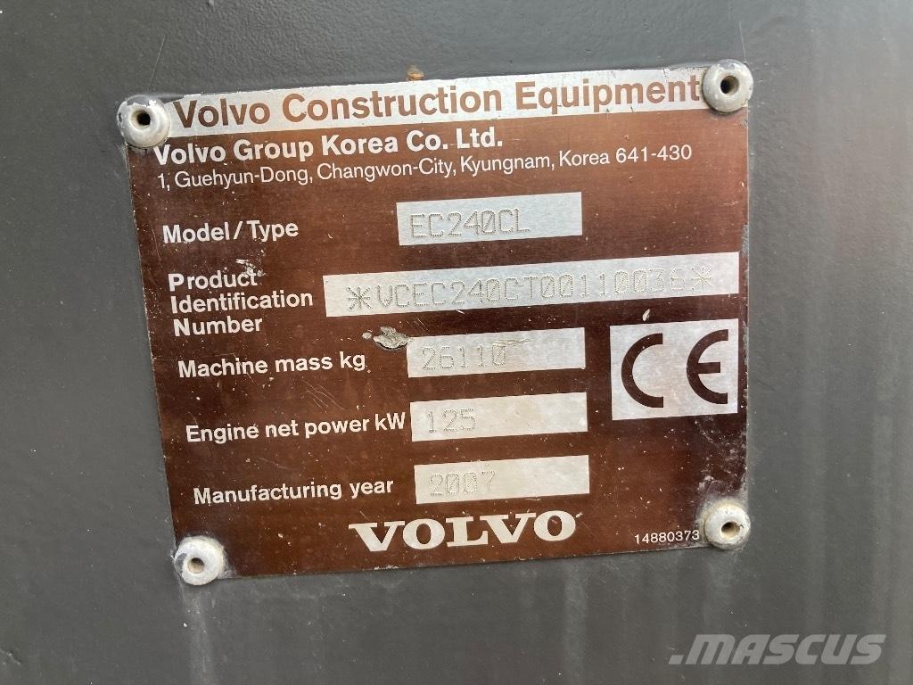 Volvo EC 240 C L Bagri goseničarji