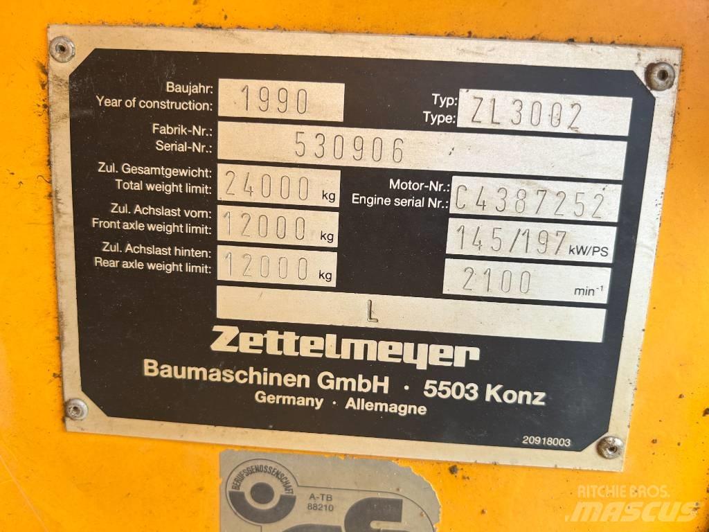 Zettelmeyer ZL 3002 Kolesni nakladalci