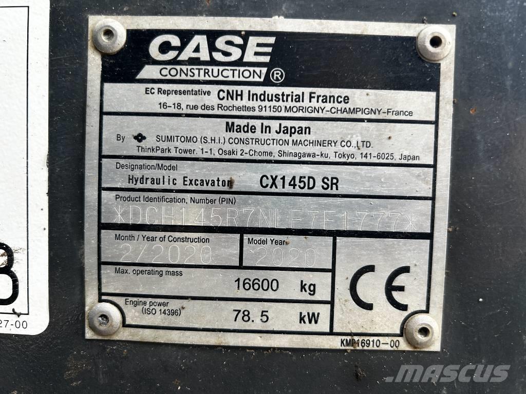 CASE CX 145 D SR Bagri goseničarji