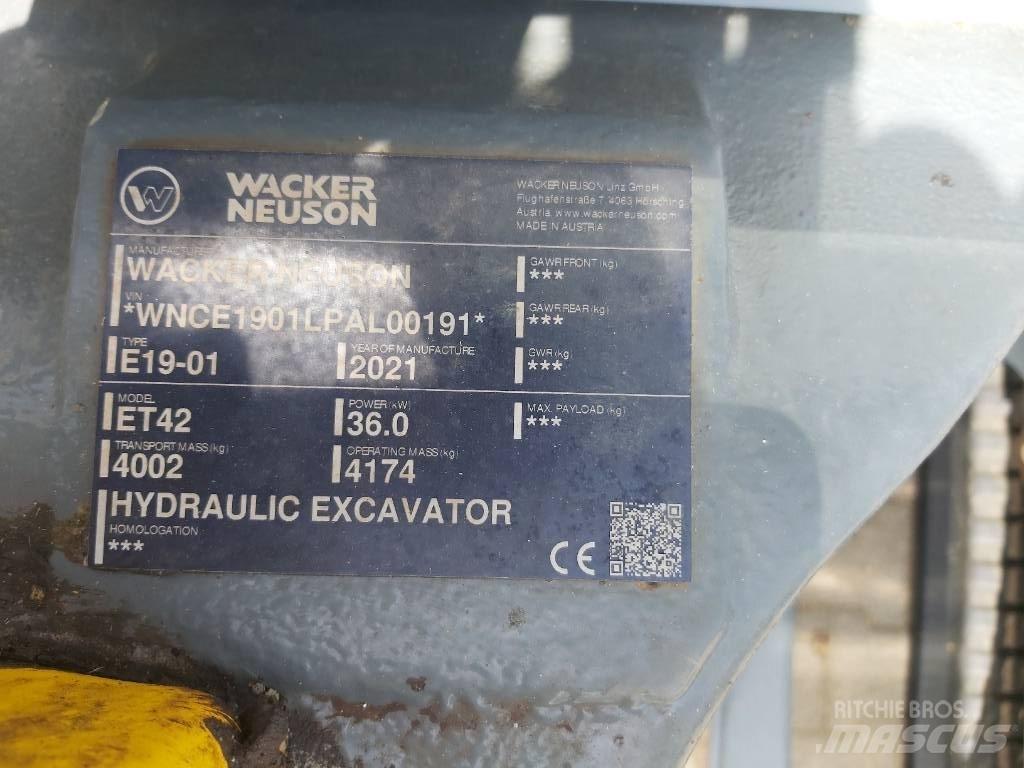 Wacker Neuson ET42 Bagri goseničarji