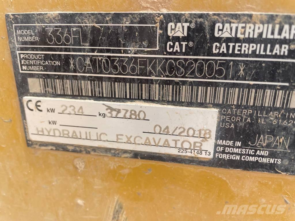 CAT 336FL Bagri goseničarji