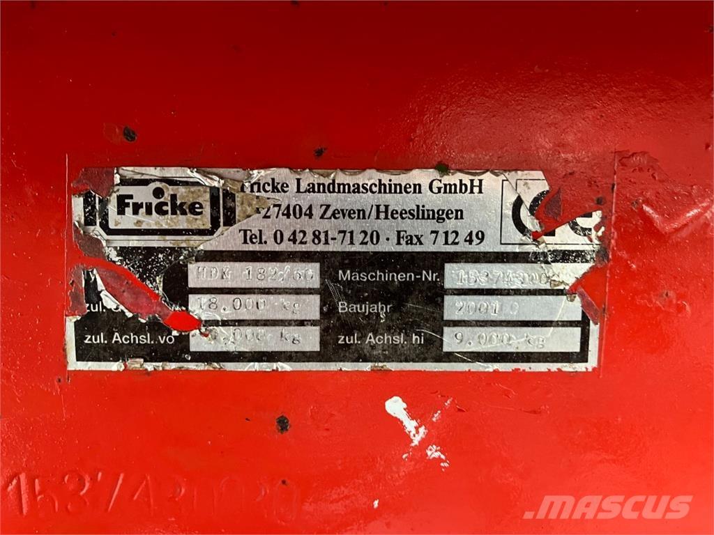 Fricke HDK 182/60 Druge prikolice