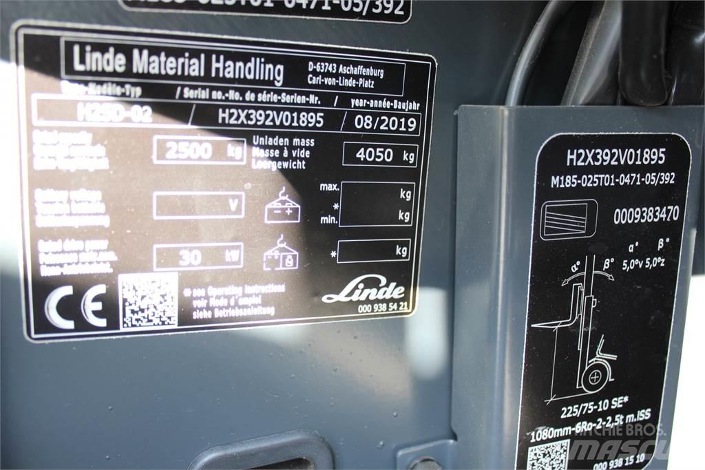 Linde H25D Dizelski viličarji