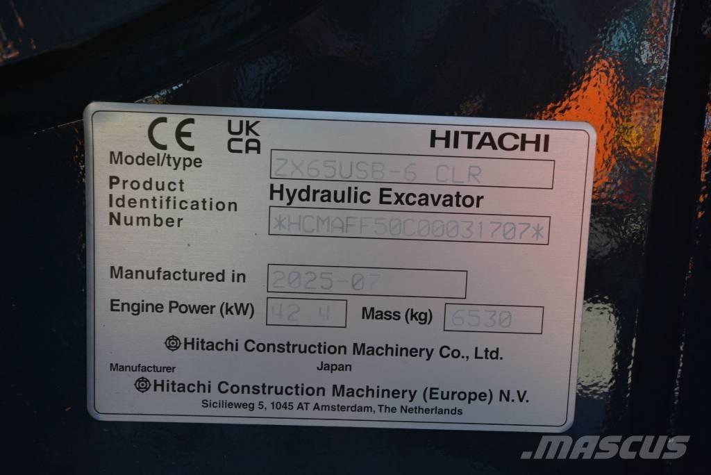 Hitachi ZX 65 USB-6 Mini bagri <7t