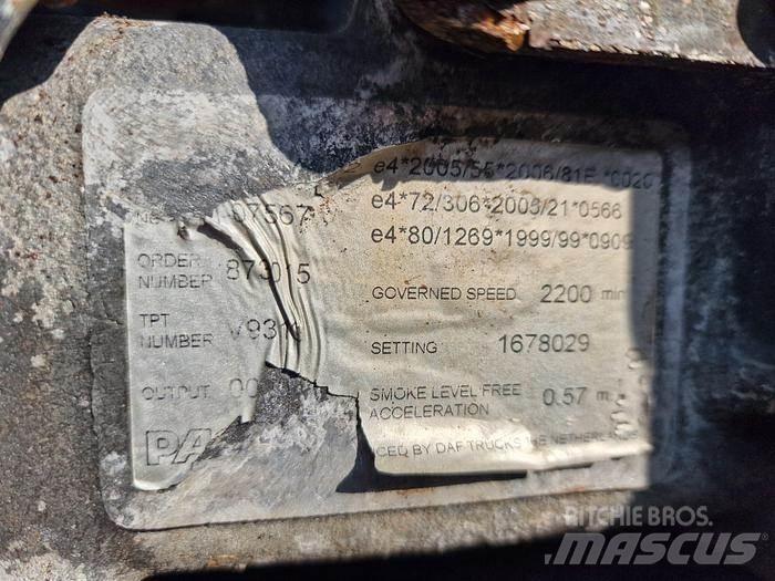 Paccar PR228 Druge komponente