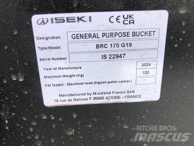 Iseki MX 1.75 BUCKET Druga komunalna oprema