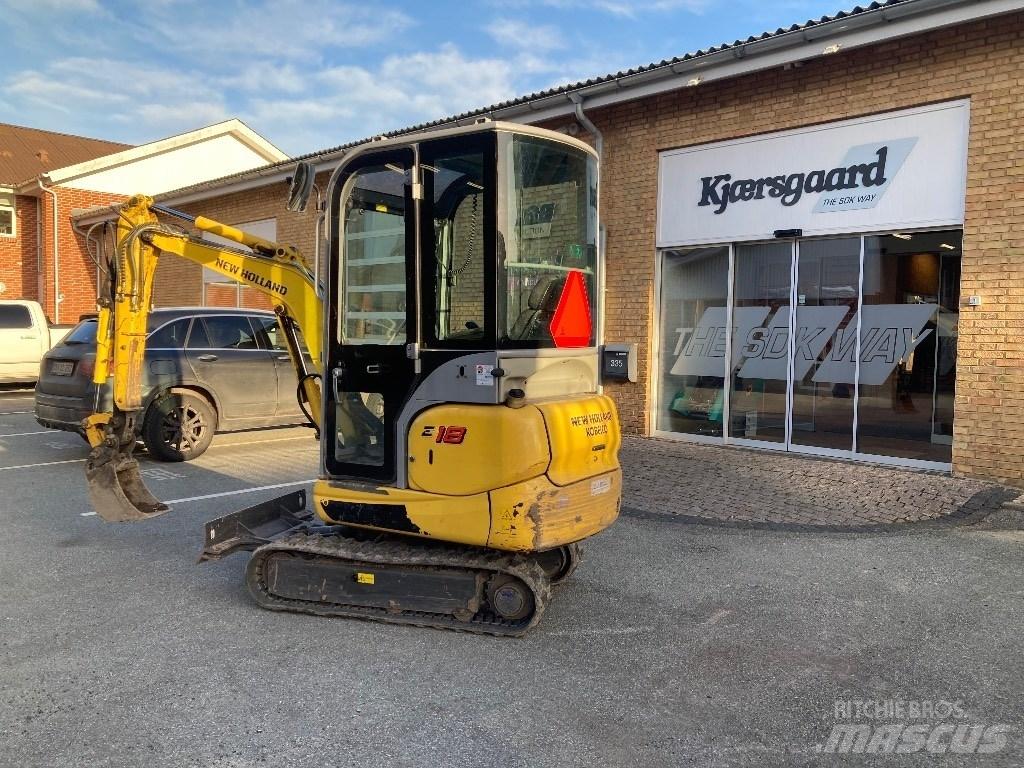 New Holland E 18 C Mini bagri <7t