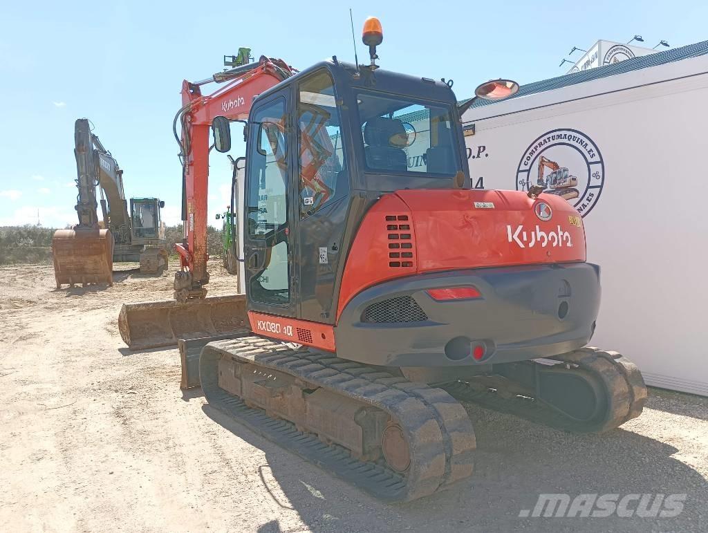 Kubota KX 080-4 Midi bagri 7t – 12t