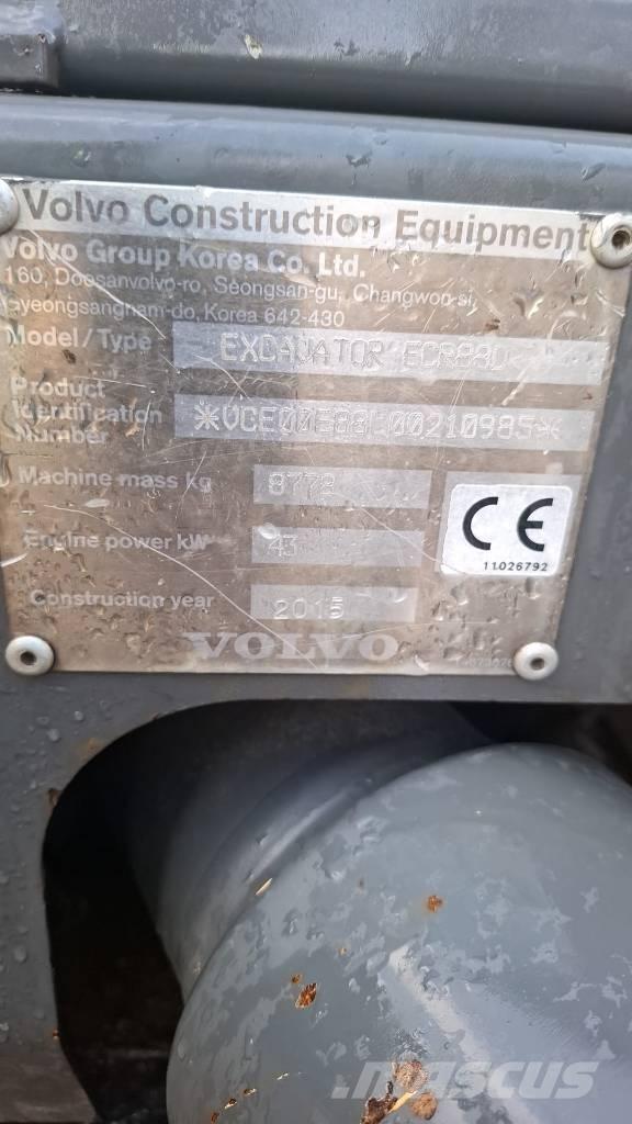 Volvo ECR88D Midi bagri 7t – 12t