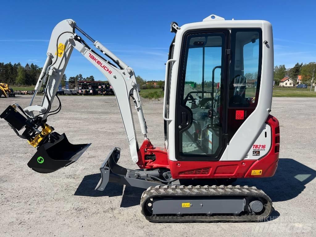 Takeuchi TB 216 A Mini bagri <7t