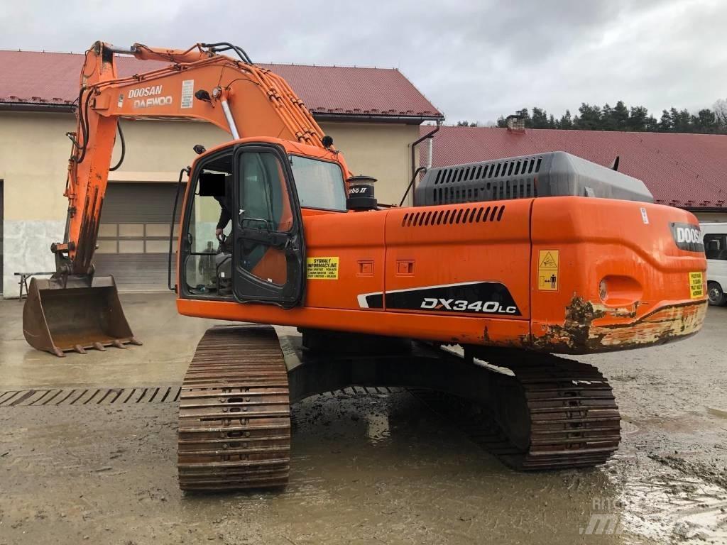 Doosan DX 340 LC Bagri goseničarji