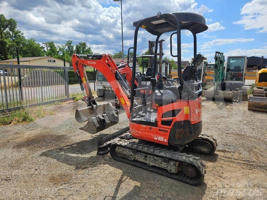 Kubota U 15 Mini bagri <7t