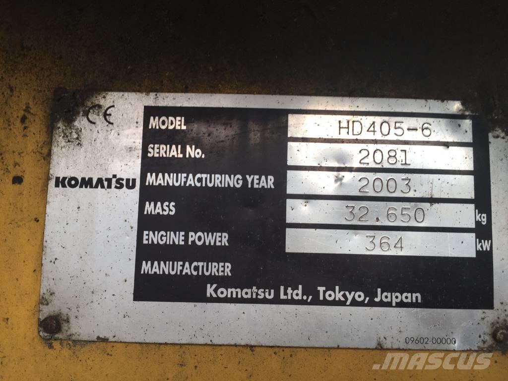 Komatsu HD 405-6 Togi demperi