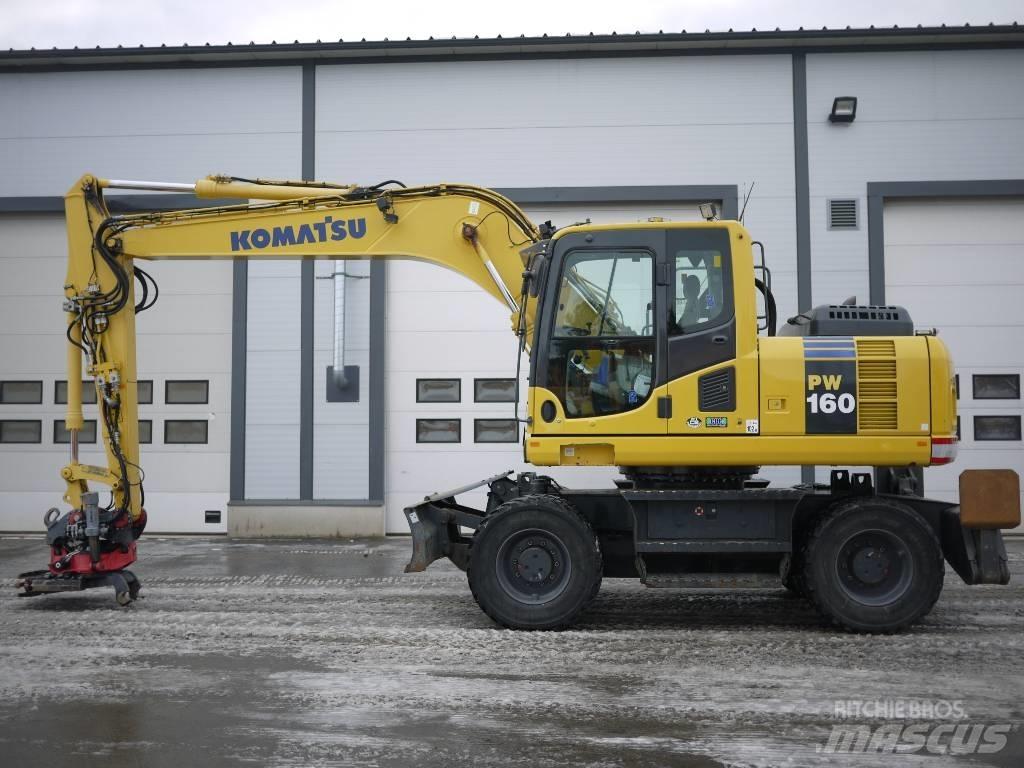 Komatsu PW 160-8 Bagri na kolesih