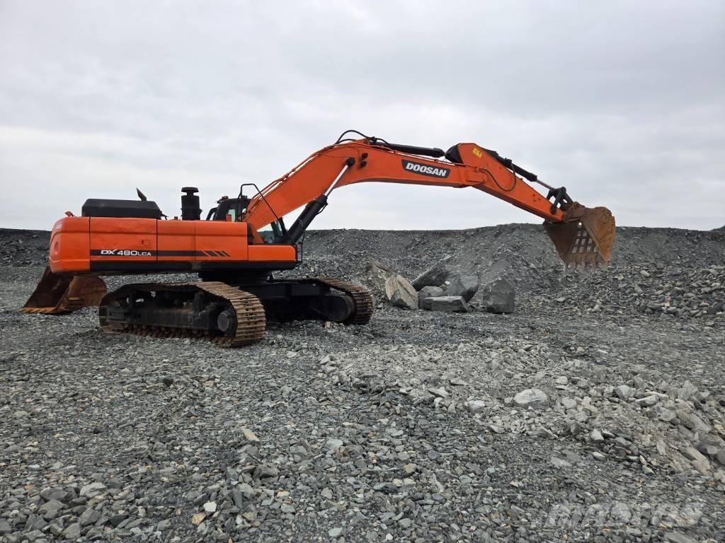 Doosan DX 480 LCA Bagri goseničarji