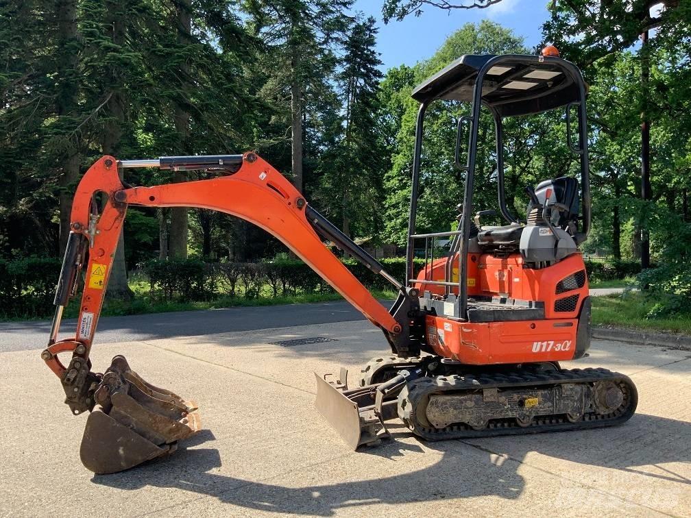 Kubota U 17-3 Mini bagri <7t