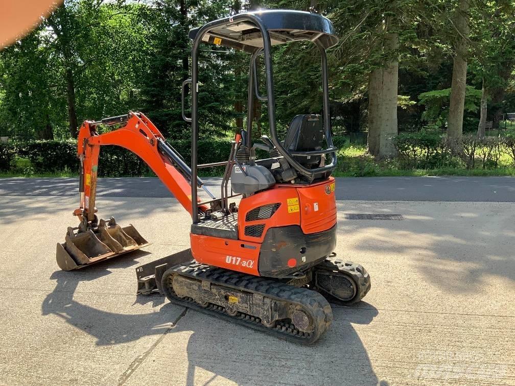 Kubota U 17-3 Mini bagri <7t